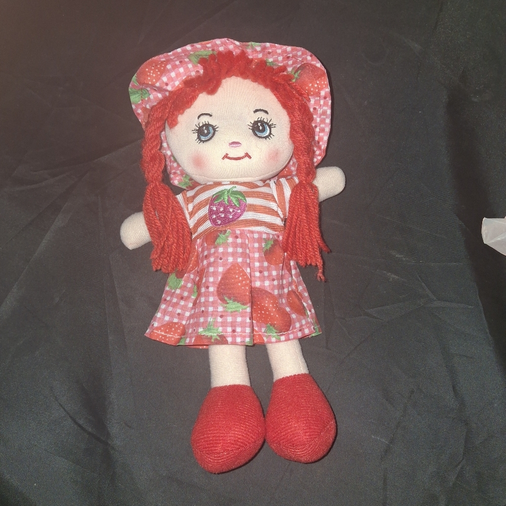 Strawberry Doll with Red Dress and Hat